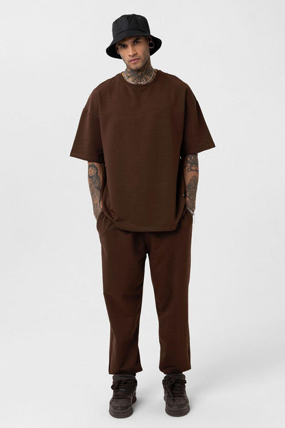 Paça Lastikli Basic Oversize Eşofman Takımı