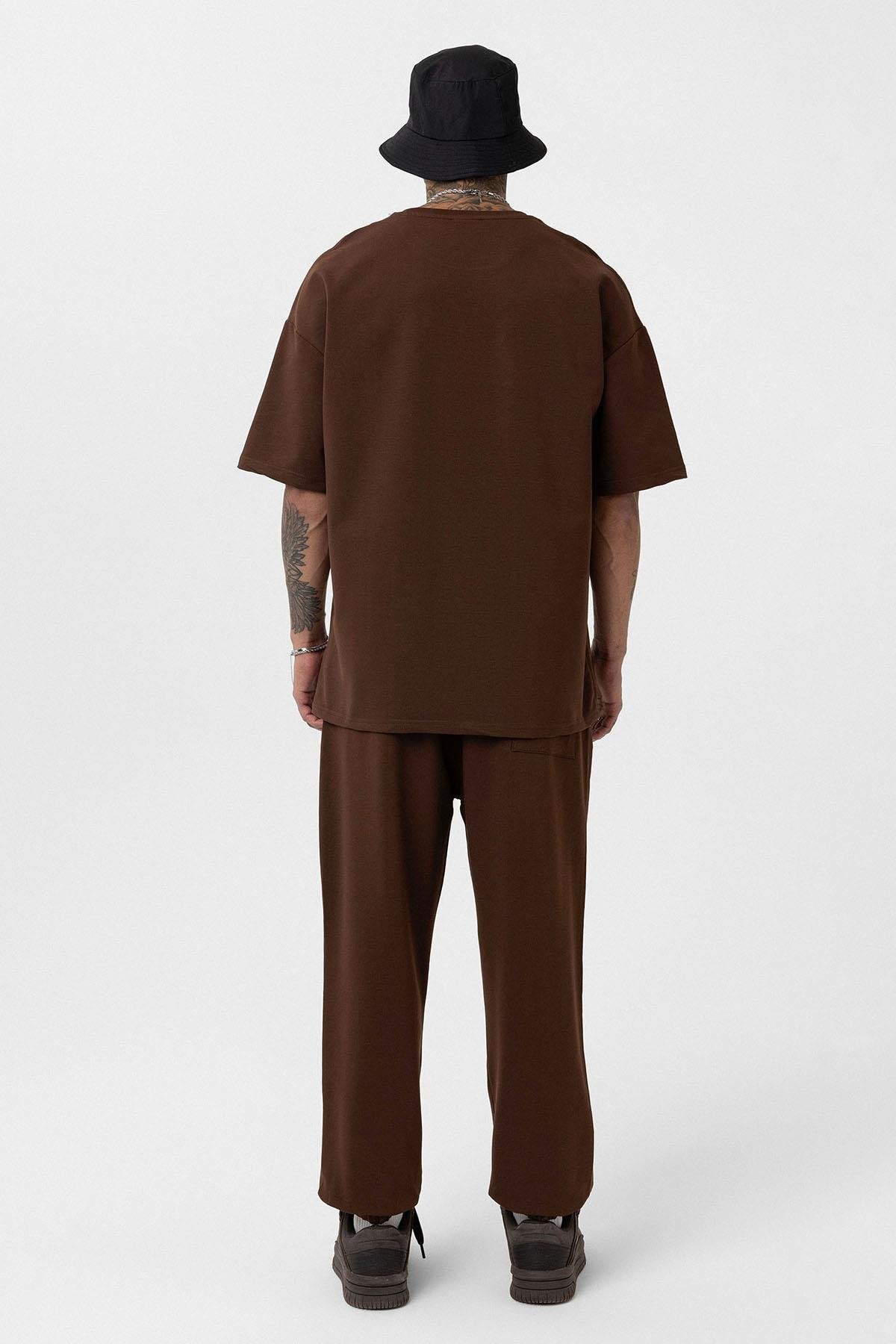 Paça Lastikli Basic Oversize Eşofman Takımı