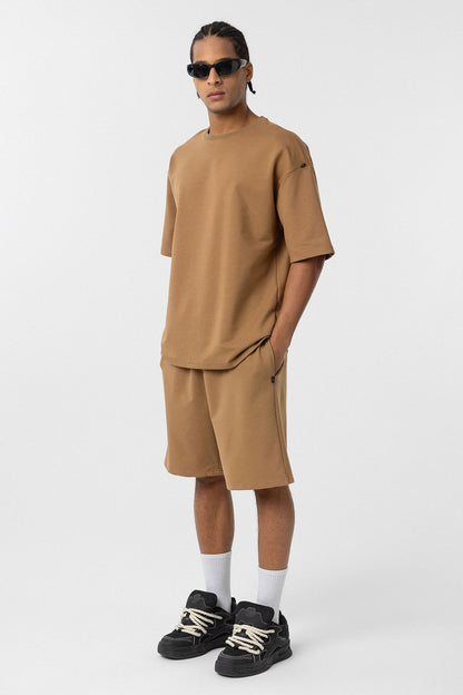 Basic Oversize Şort Takım