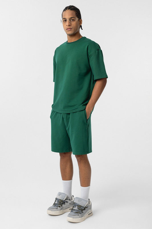 Basic Oversize Şort Takım