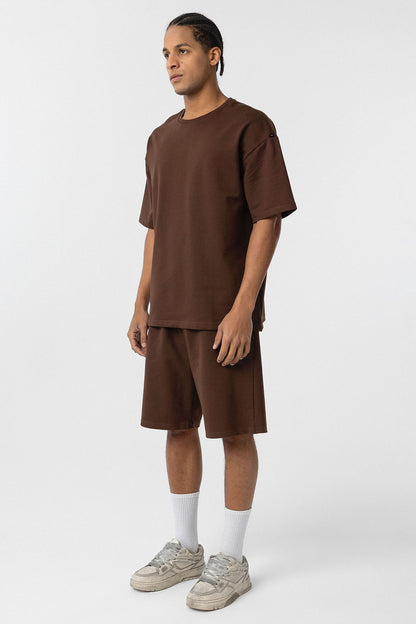 Basic Oversize Şort Takım
