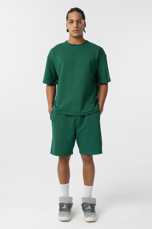Basic Oversize Şort Takım