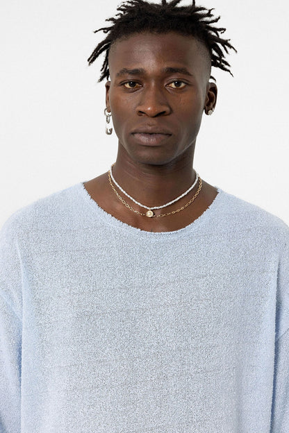 Basic Oversize Örme Triko Tişört
