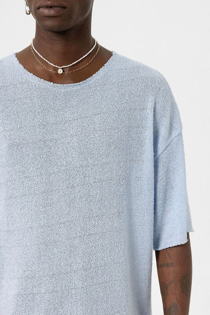 Basic Oversize Örme Triko Tişört
