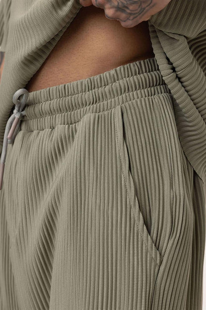 Basic Oversize Bisiklet Yaka Ottoman Takım