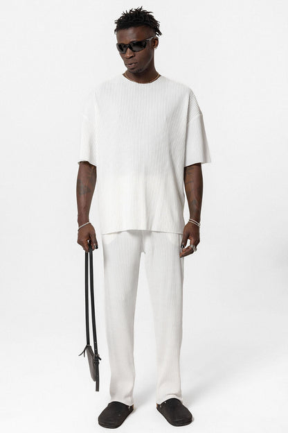Basic Oversize Bisiklet Yaka Ottoman Takım