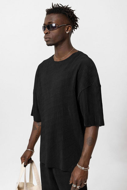 Basic Oversize Bisiklet Yaka Ottoman Takım