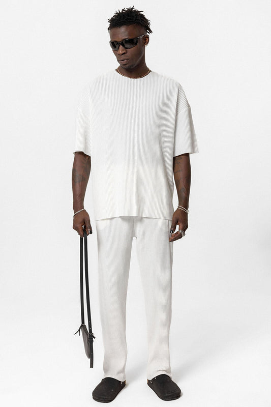 Basic Oversize Bisiklet Yaka Ottoman Takım