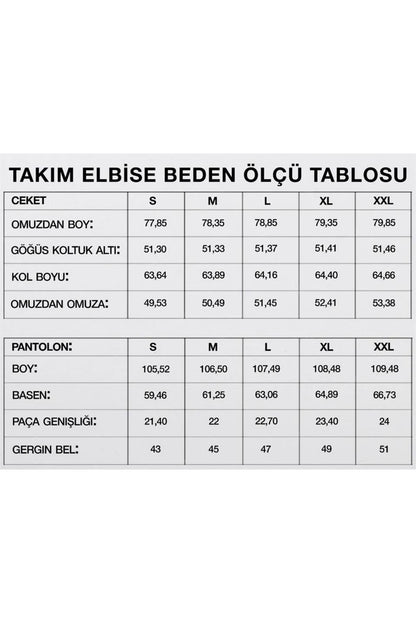 Rahat Kalıp Kruvaze Takım Elbise