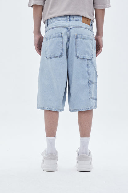 Oversize Bermuda Denim Şort 40-224