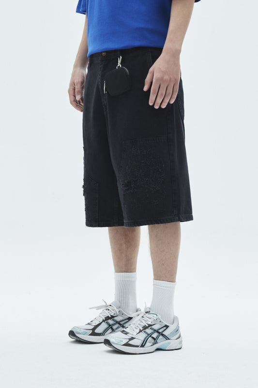 Oversize Bermuda Denim Şort 40-224