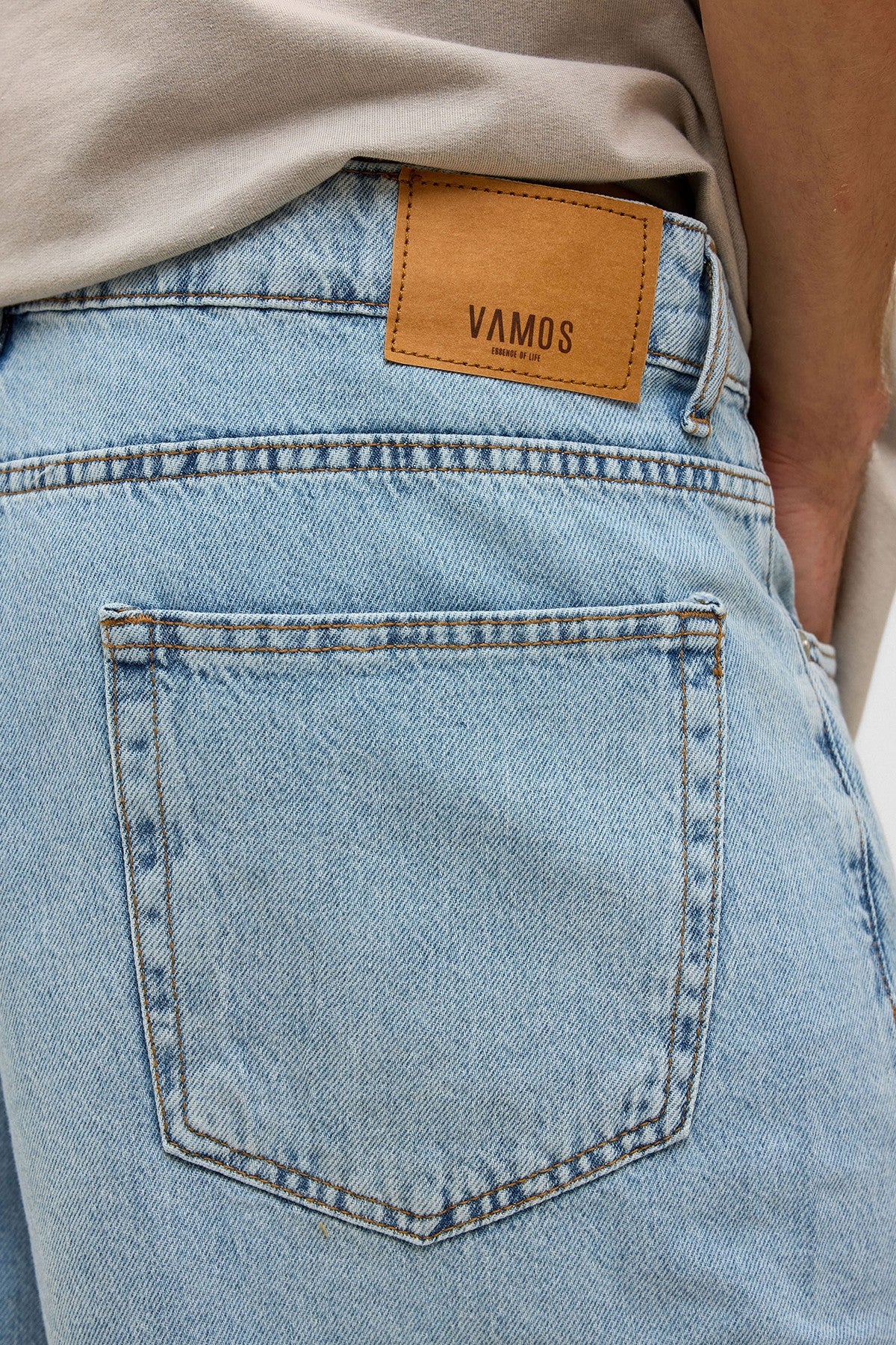 Oversize Bermuda Denim Şort 40-285