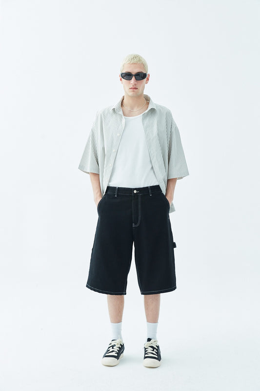 Oversize Bermuda Denim Şort