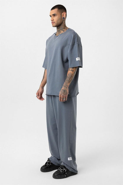 Etiket Detaylı Oversize Eşofman Takım