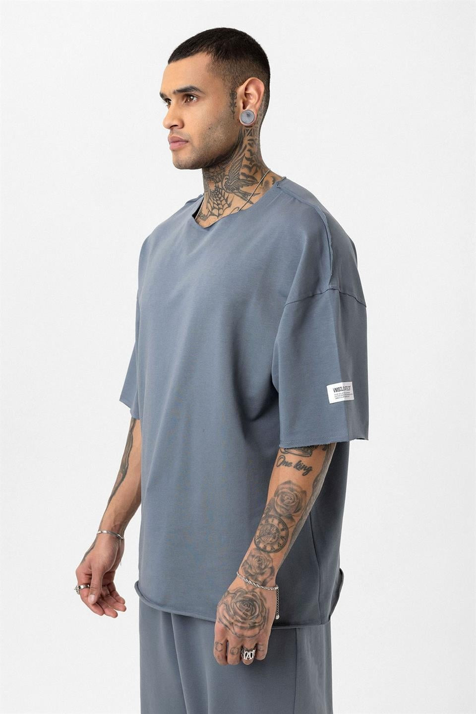 Etiket Detaylı Oversize Eşofman Takım