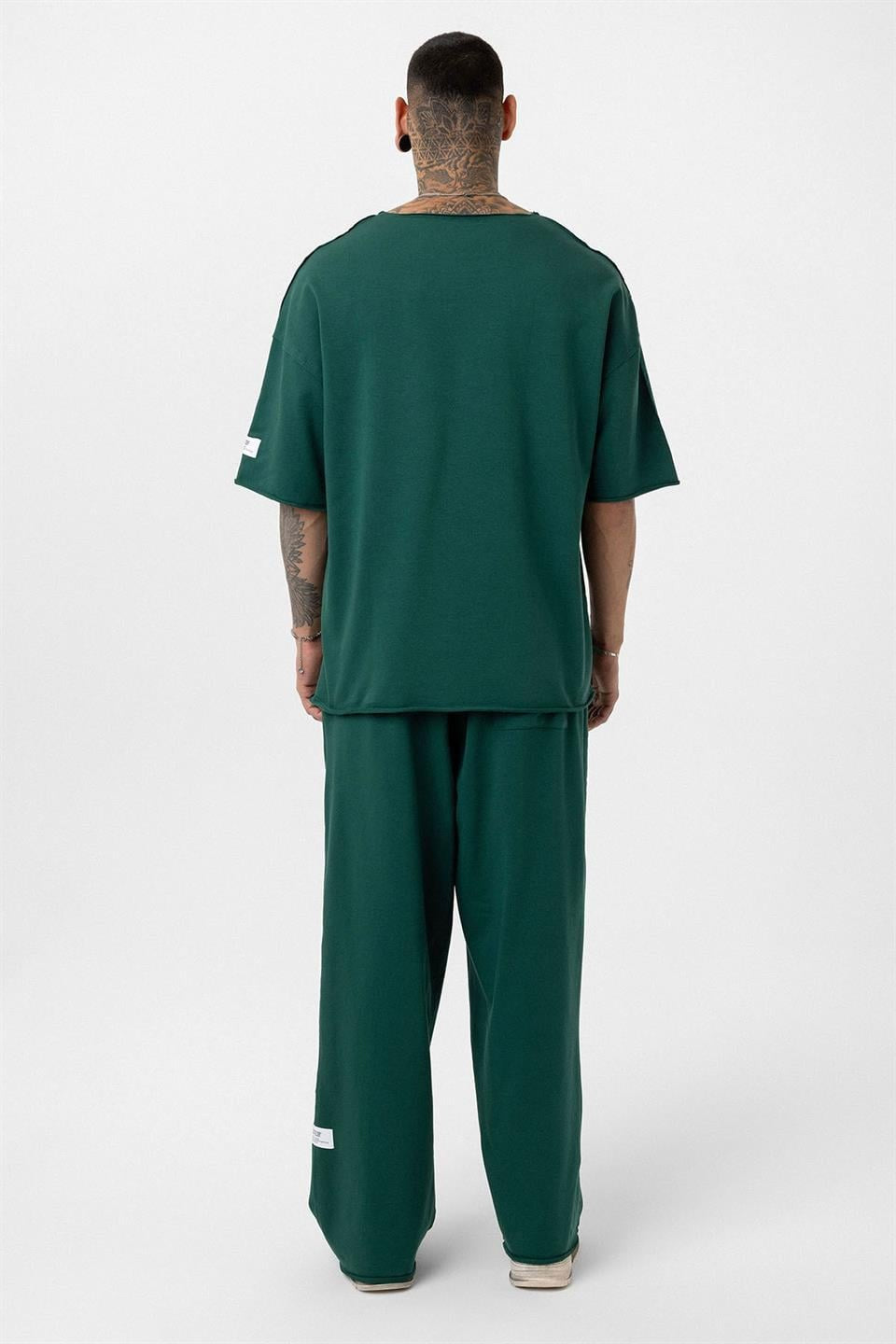Etiket Detaylı Oversize Eşofman Takım