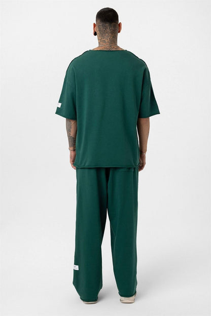 Etiket Detaylı Oversize Eşofman Takım