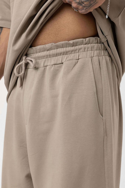Etiket Detaylı Oversize Eşofman Takım