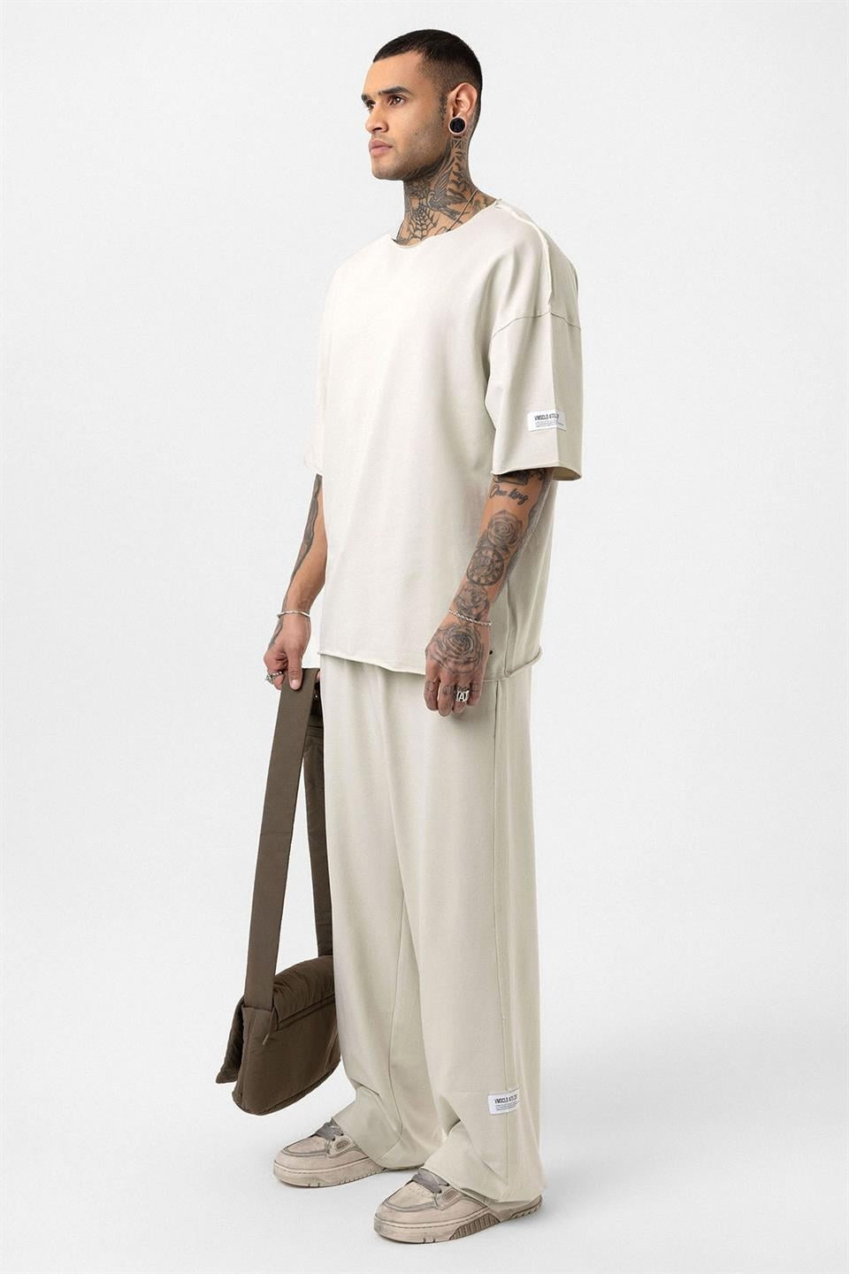 Etiket Detaylı Oversize Eşofman Takım