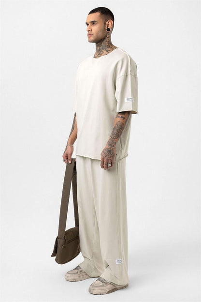 Etiket Detaylı Oversize Eşofman Takım