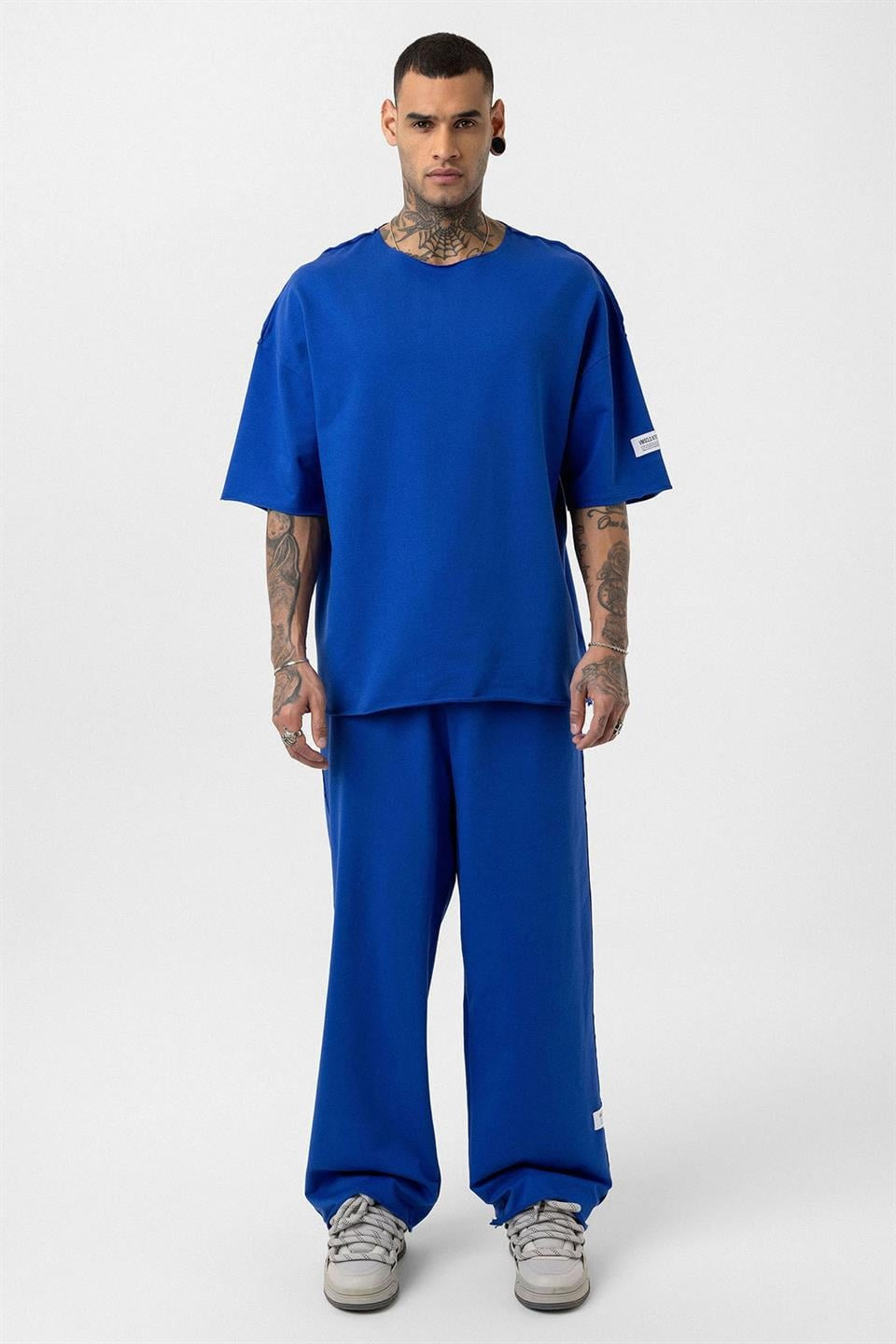 Etiket Detaylı Oversize Eşofman Takım