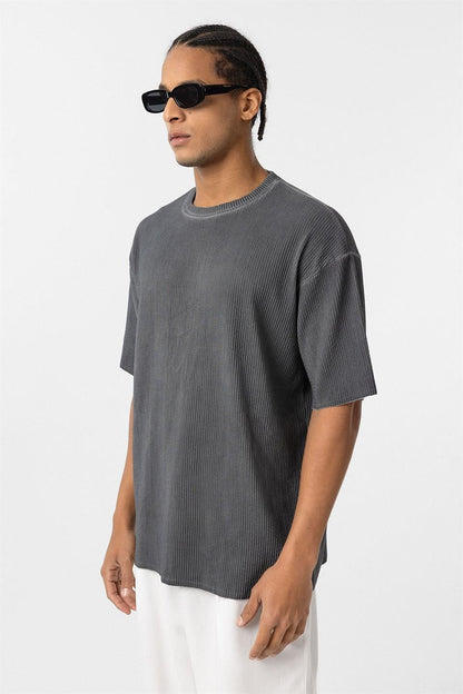 Yıkamalı Ottoman Basic Oversize Tişört