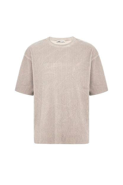 Yıkamalı Ottoman Basic Oversize Tişört