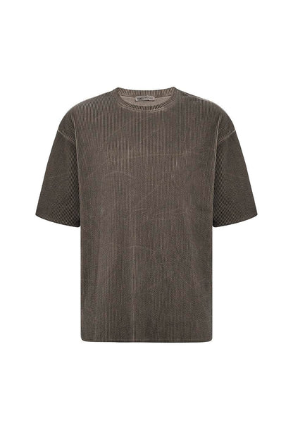 Yıkamalı Ottoman Basic Oversize Tişört