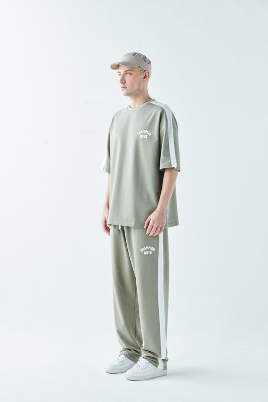 Champıon Boys Baskılı Oversize Eşofman Takım