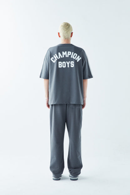 Champıon Boys Baskılı Oversize Eşofman Takım