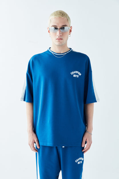 Champıon Boys Baskılı Oversize Eşofman Takım