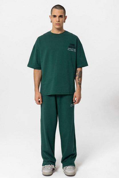 Young Atelıer Baskılı Oversize Eşofman Takım