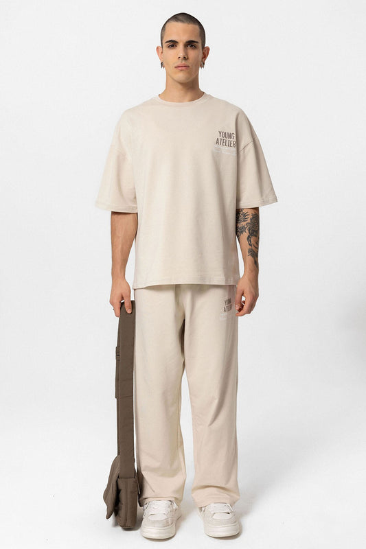 Young Atelıer Baskılı Oversize Eşofman Takım 40-603
