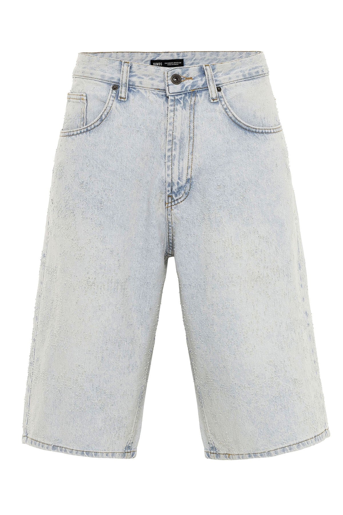 Oversize Bermuda Denim Şort 40-641