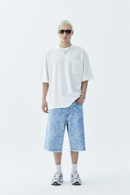 Oversize Bermuda Denim Şort