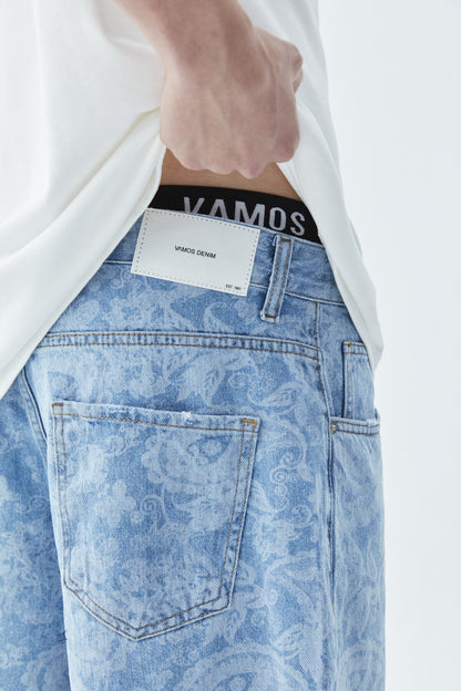 Oversize Bermuda Denim Şort