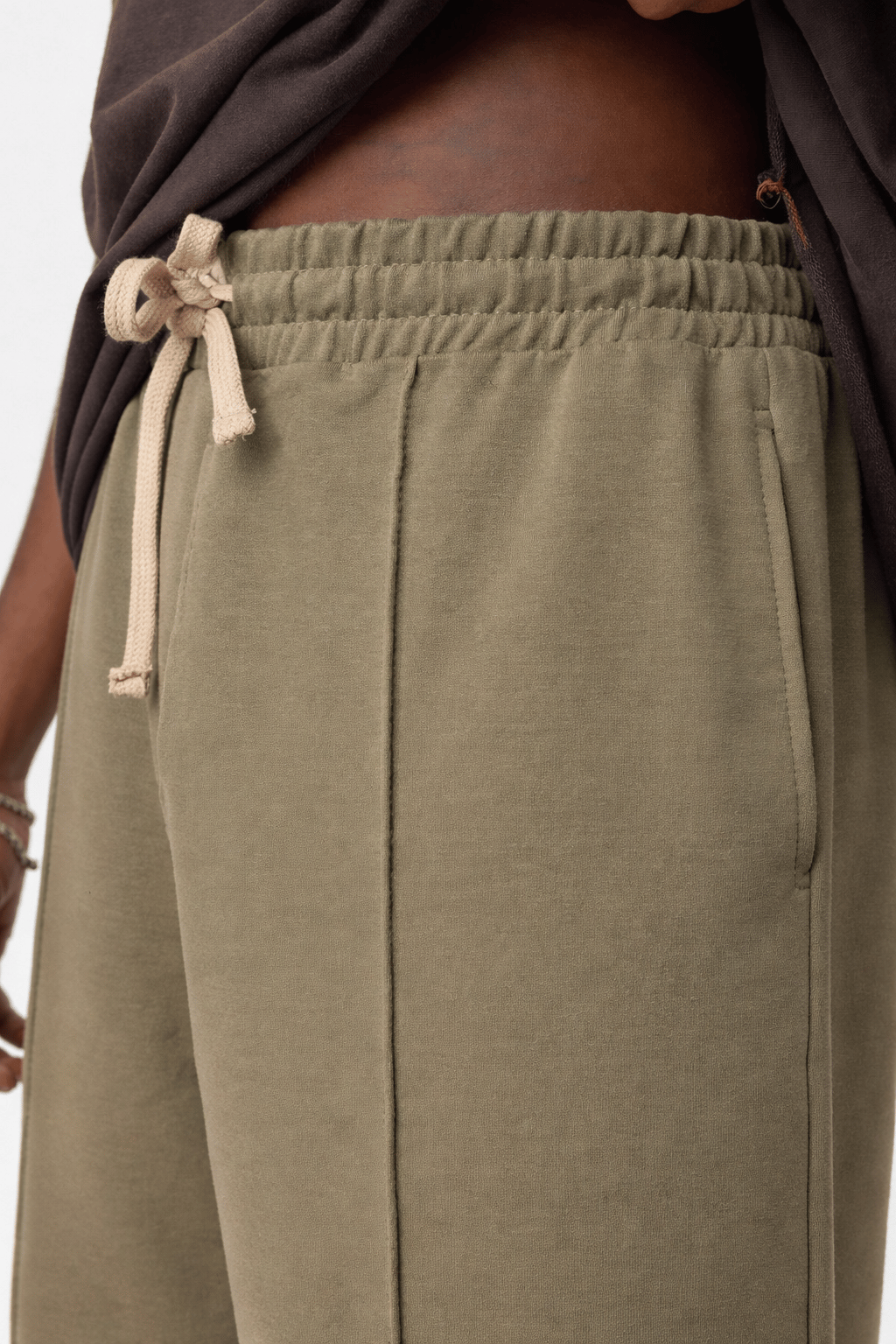 Dikiş Detaylı Oversize Eşofman Alt