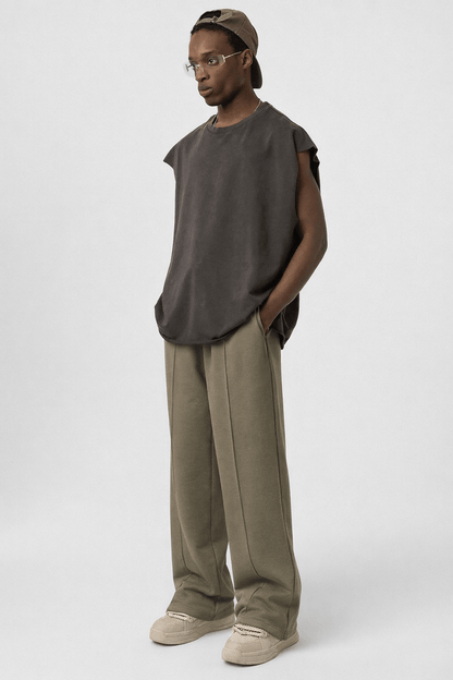 Dikiş Detaylı Oversize Eşofman Alt