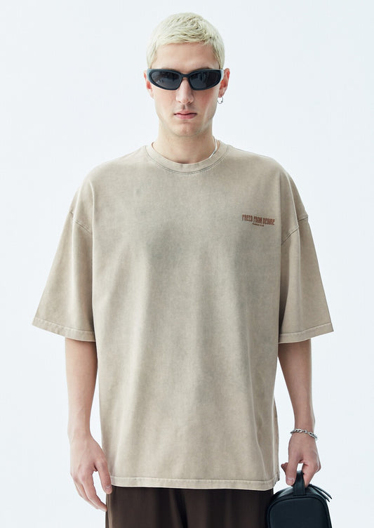 Yıkamalı Oversize Tişört