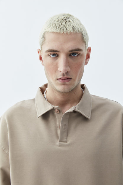 Polo Yaka Oversize Tişört