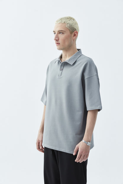 Polo Yaka Oversize Tişört