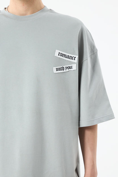 Arka Baskılı Oversize Tişört