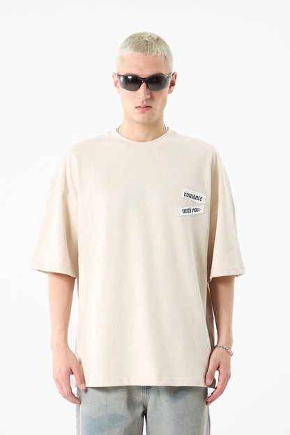 Arka Baskılı Oversize Tişört