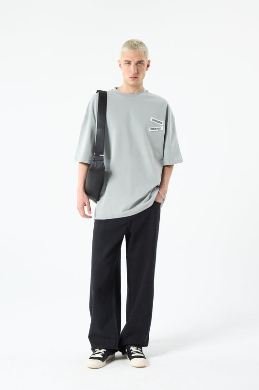 Arka Baskılı Oversize Tişört