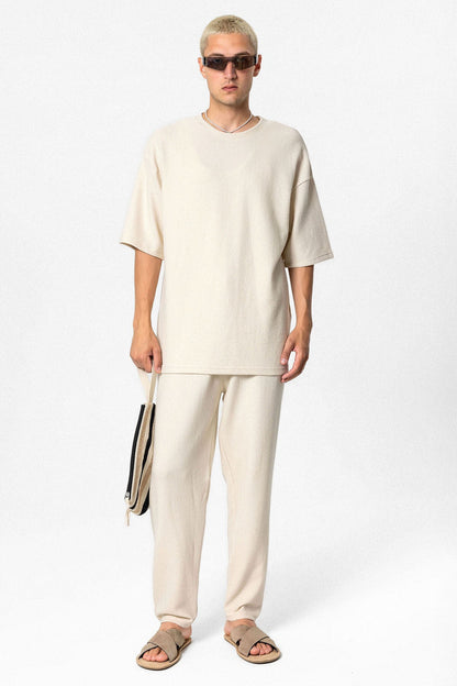 Oversize Basic Triko Eşofman Takım