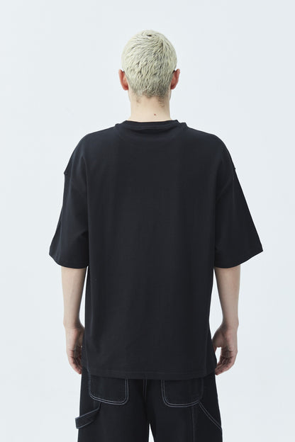 Atelier Kabartma Baskılı Oversize Tişört