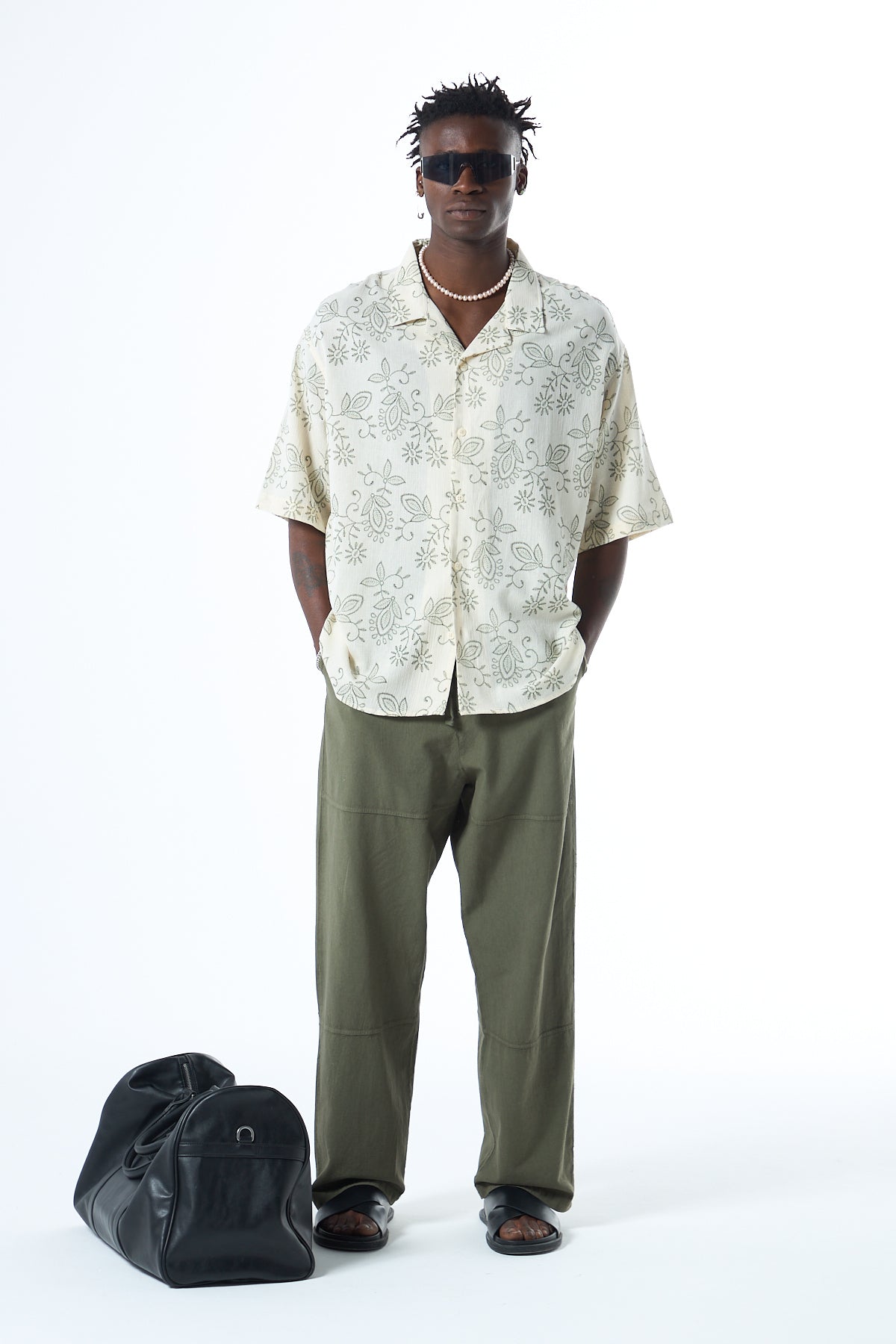 Baggy Keten Pantolon 40-804