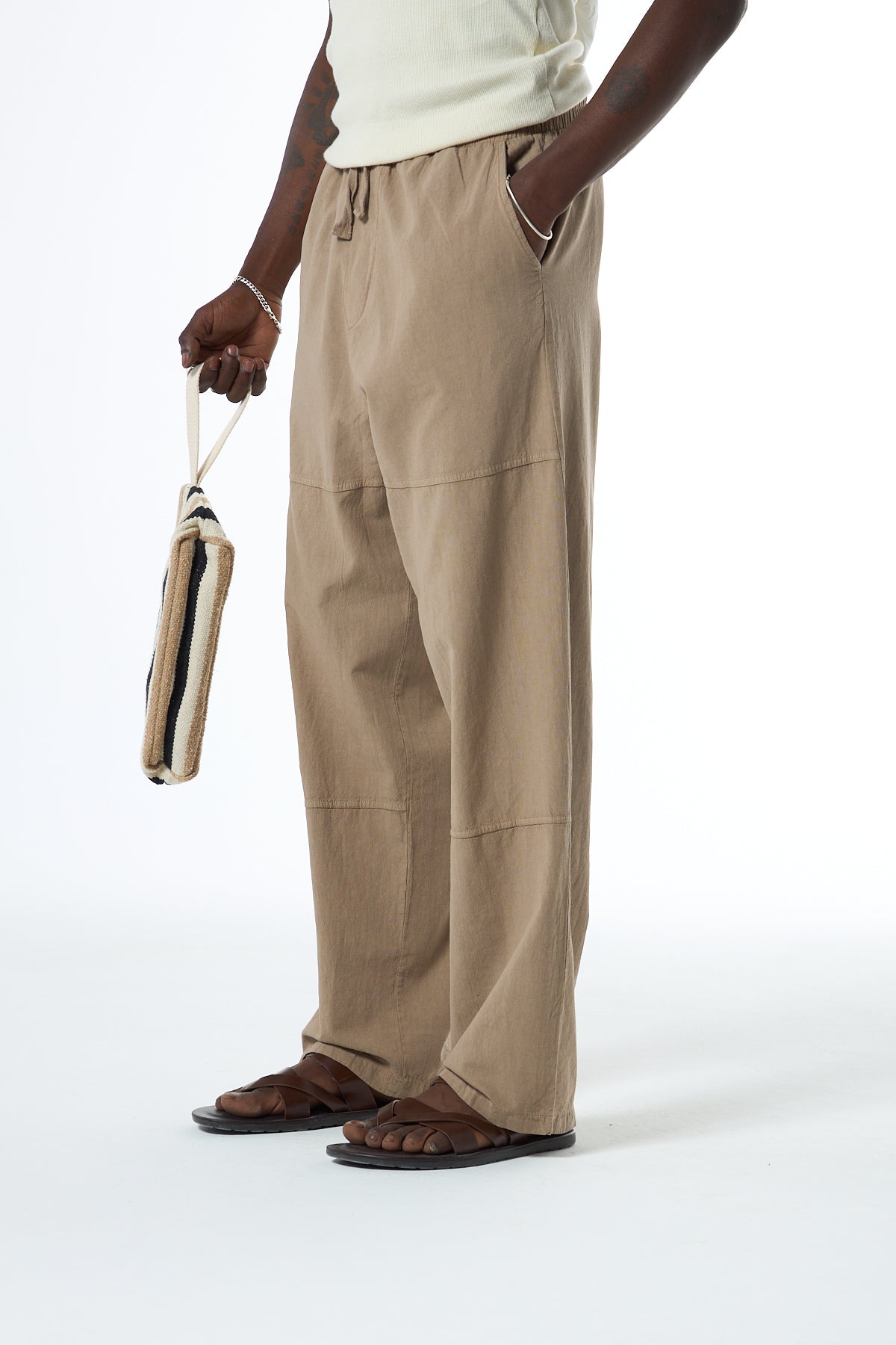 Baggy Keten Pantolon 40-804