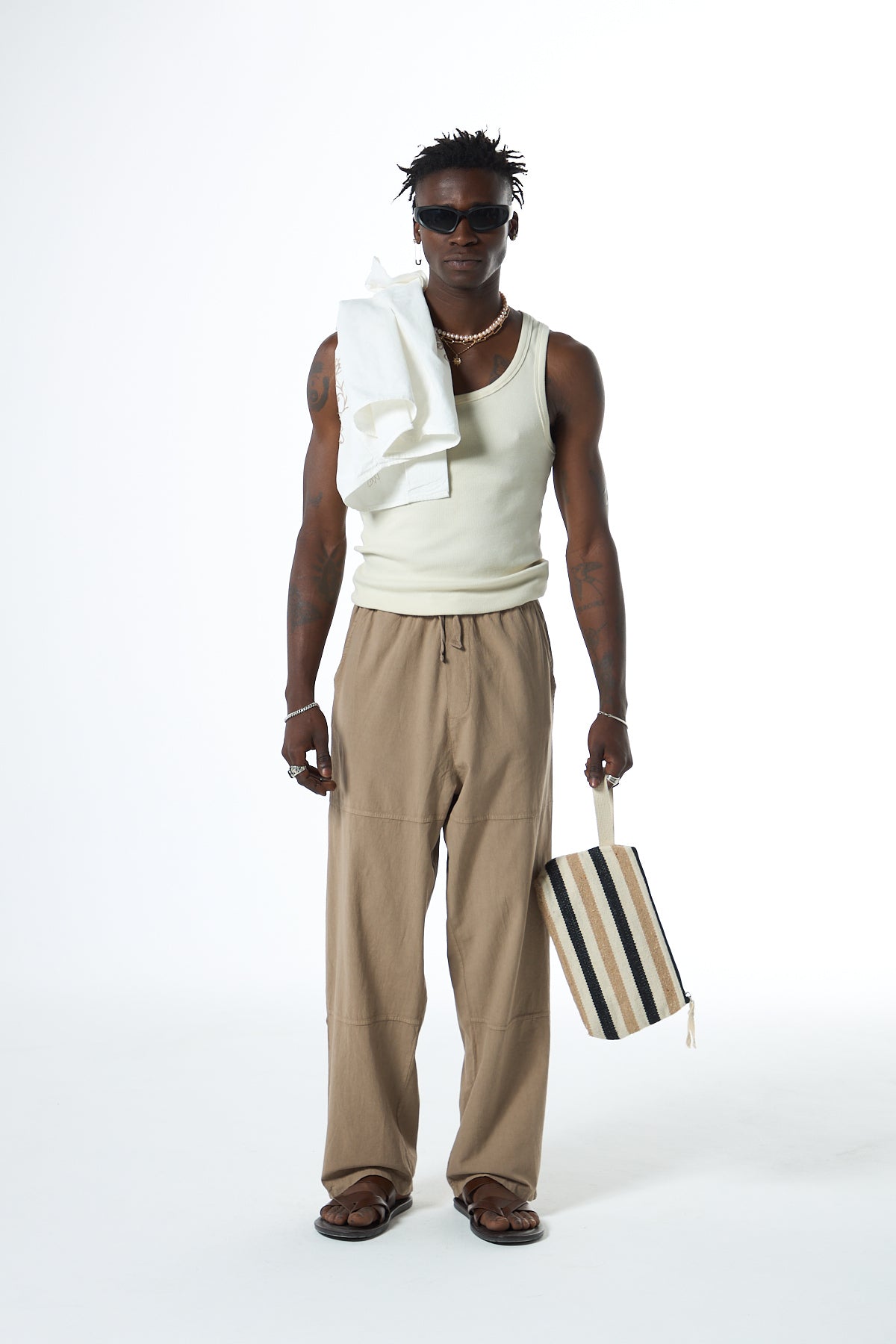 Baggy Keten Pantolon 40-804