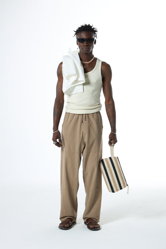 Baggy Keten Pantolon 40-804
